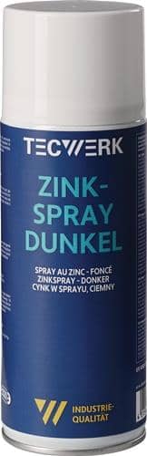 TECWERK Zinkspray dunkel 400ml dunkelgrau/staubgrau Spraydose TECWERK