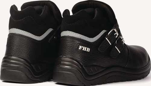 FHB Sicherheitsstiefel NORBERT Gr.46 W.11 schwarz S3 HRO Kuhleder FHB