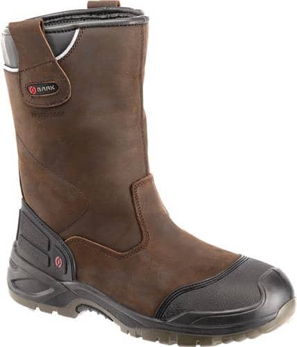 BAAK Sicherheitsschlupfstiefel Hercules Gr.46 W.11 braun S3 SRC WR ESD Leder BAAK
