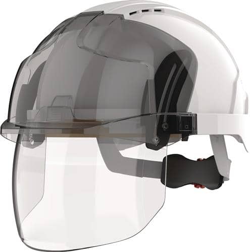 JSP Industriehelm EVO® VISTAshield® weiß/smoke ABS EN 397,EN 50365 JSP