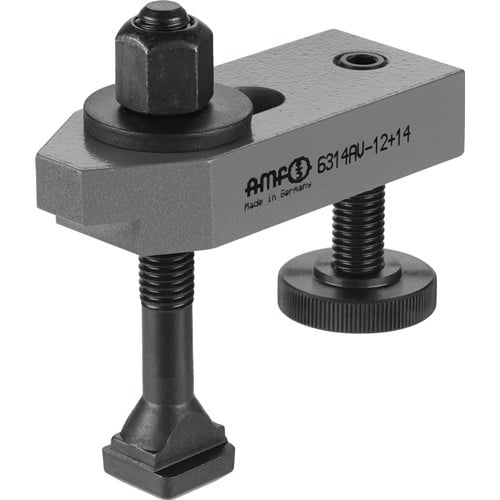 AMF Spanneisen Nr.6314AV f.T-Nut 18mm L.125mm Spannschraube M16x18x125mm AMF