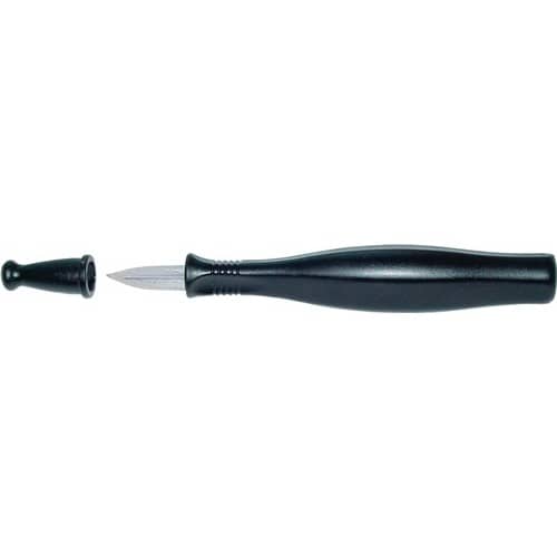 RENNSTEIG Feinschaber PROFILIT Klingen-L.25mm Dreikant 8mm Ku.-Griff RENNSTEIG