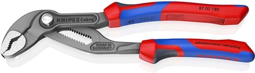 KNIPEX Wasserpumpenzange Cobra® L.180mm Spann-W.36mm pol.Mehrkomp.-Hülle KNIPEX