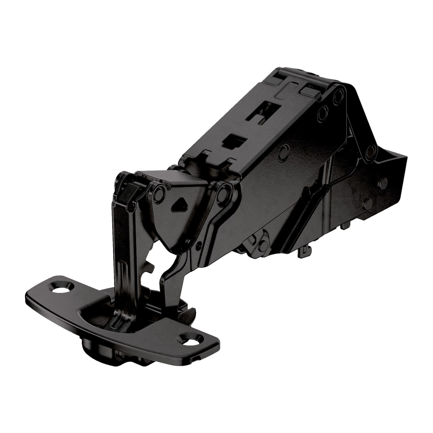 HETTICH Sensys Weitwinkelscharnier, mit Null-Einsprung, mit integrierter Dämpfung (Sensys 8657i), obsidianschwarz, 9091768