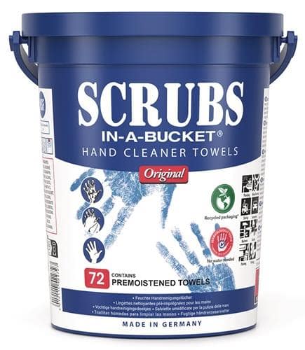 SCRUBS Handreinigungstuch o.Eins.v.Wasser 72 St.1 Eimer