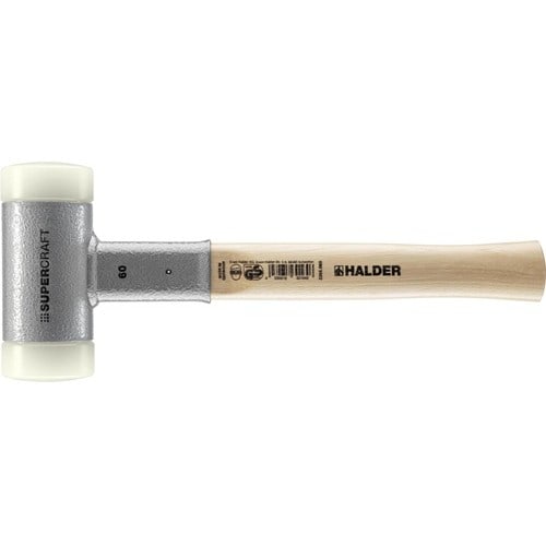 HALDER Schonhammer SUPERCRAFT L.370mm Kopf-D.60mm Hickory rückschlagfrei