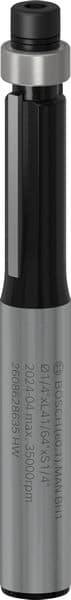 BOSCH Bündigfräser 1/4", D1 6,35 mm, L 12,7 mm, G 54 mm