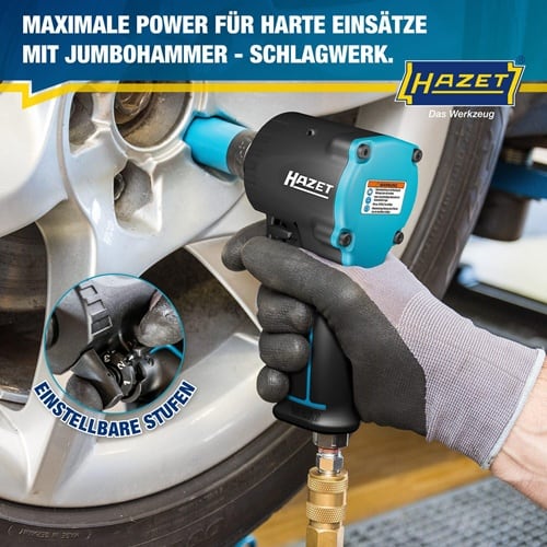 HAZET Druckluftschlagschrauber 9012M-1 12,5mm (1/2Zoll) A4-kt.678 Nm HAZET
