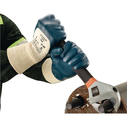 ANSELL Handschuhe ActivArmr Hylite 47-400 Gr.8 weiß/blau EN 388 PSA II ANSELL