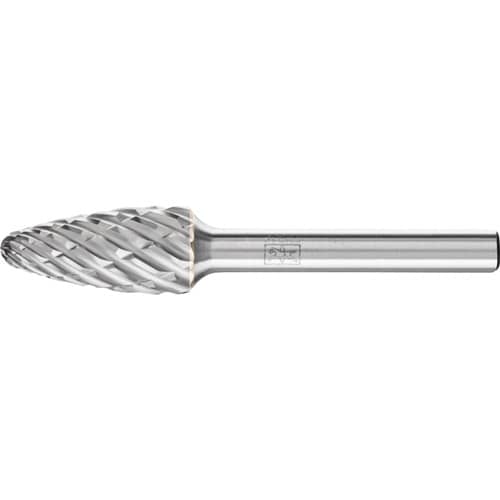 PFERD TOOLS Frässtift RBF D.12mm Kopf-L.25mm Schaft-D.6mm HM Verz.STEEL PFERD
