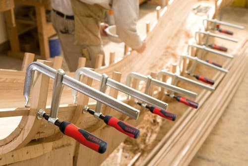 BESSEY Ganzstahlschraubzwinge GZ-2K Spann-W.160mm A.80mm 2-K-Griff BESSEY