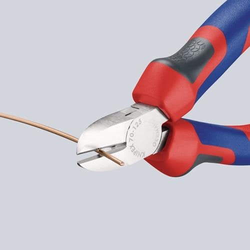 KNIPEX Seitenschneider L.125mm Kopf verchr.Comfort-Griff KNIPEX