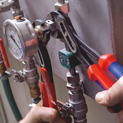 KNIPEX Wasserpumpenzange Alligator® L.250mm Spann-W.46mm verchr.2K-Hülle KNIPEX