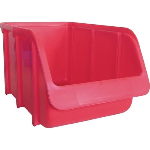 HÜNERSDORFF Sichtlagerkasten L242/203xB146xH127mm PP rot stapelbar HÜNERSDORFF