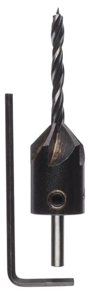 BOSCH Holzspiralbohrer mit 90°-Senker, 4 mm, 16 mm