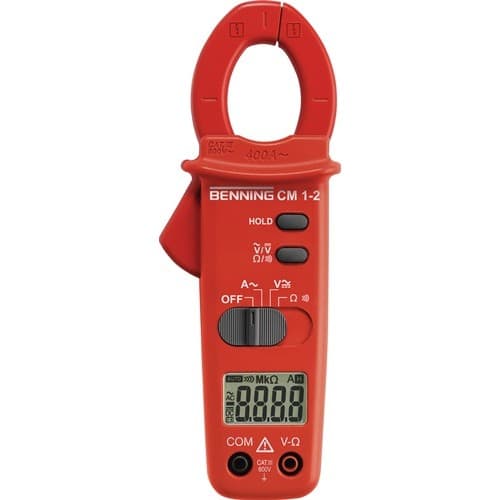 Stromzangenmultimeter CM 1-2 0,1 A-400 A CAT III 600 V BENNING