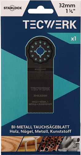 TECWERK Tauchsägeblätter B.32mm Eintauch-T.40mm 10 St.Starlock TECWERK