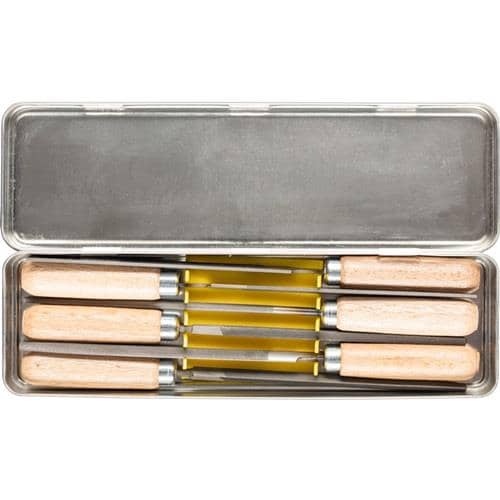 PFERD TOOLS Schlüsselfeilensatz L.100mm Hieb 2 Metallbox PFERD