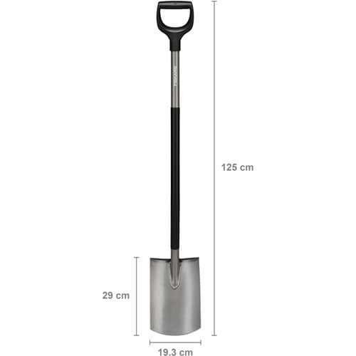 FISKARS Gärtnerspaten rund,m.D-Griff STA FISKARS