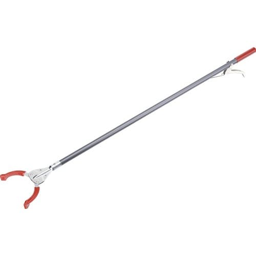 FLORA Abfallgreifzange 900mm Aluminium,Stahl,SBS,PVC Hebelgriff 270g 105mm FLORA