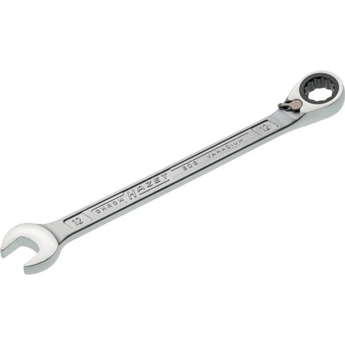 HAZET Maulringratschenschlüssel 606 SW 12mm L.180,3mm umschaltbar,Rings.15Grad HAZET