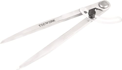 TECWERK Spitzzirkel L.200mm m.Stellbogen TECWERK