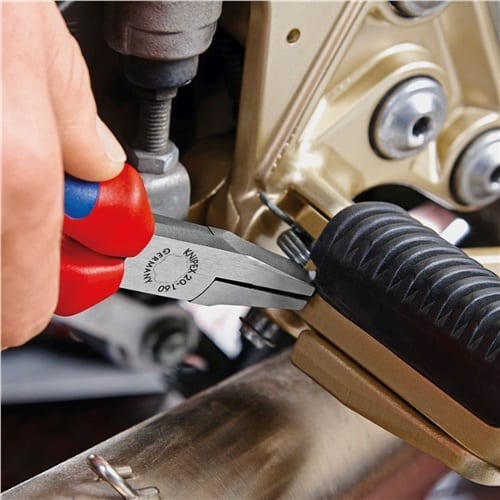 KNIPEX Flachzange DIN ISO 5745 Gesamt-L.160mm verchr.Comfort-Griff KNIPEX