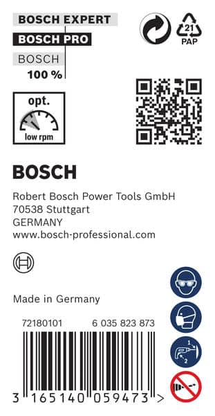BOSCH Schalungs- und Installationsbohrer, 20 x 400 mm, d 10 mm