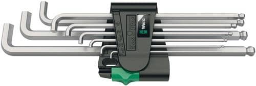 WERA Winkelschlüsselsatz 950 PKLS/9 SM SB Innen-6-kt 9tlg SW1,5/2/2,5/3/4/5/6/8/10mm