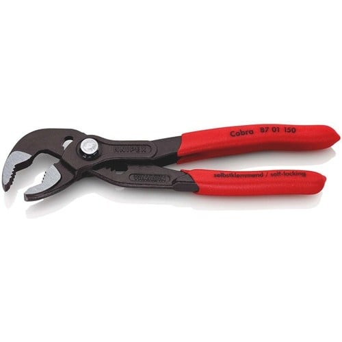 KNIPEX Wasserpumpenzange Cobra® L.150mm Spann-W.30mm pol.Ku.-Überzug KNIPEX