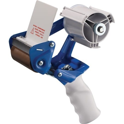 BURMANN Handabroller Profi K75B Metall blau/weiß f.Band-B.b.75mm
