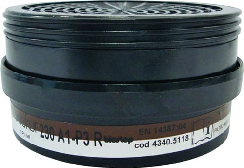 EKASTU Kombinationsfilter 230 A1-P3 EN 14387 f.2 St./Btl.EKASTU