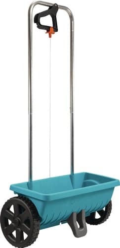 GARDENA Streugutwagen 12,5l Ku.türkis/schwarz Bereifung m.Stollenprofil 0,45m GARDENA