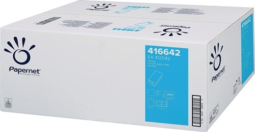 PAPERNET Falthandtuch 2-lag.weiß L.ca.240 mmxB.ca.230mm PAPERNET