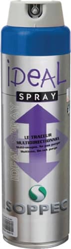 SOPPEC Markierungsspray IDEAL neonblau 500ml Spraydose SOPPEC