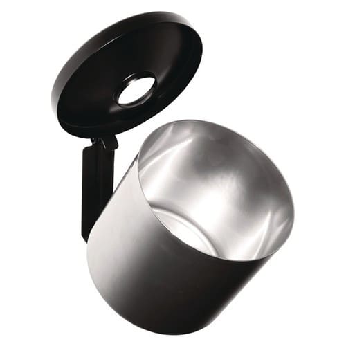 TKG Wandascher Ø150xH145mm neusilber m.Kippvorrichtung TKG