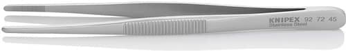 KNIPEX Präzisionspinzette L.145mm ger.Spitzen-B.3,5mm rostfrei,antimagn.säuref.KNIPEX