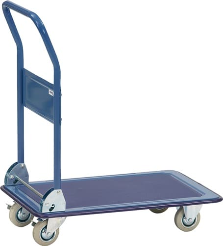 FETRA Plattformwagen Ladeflächen L740xB480mm STA brillantblau Trgf.150kg FETRA