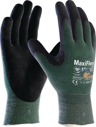 ATG Schnittschutzhandschuhe MaxiFlex® Cut™ AD-APT® 42-8743 Gr.9 grün EN 388 PSA II