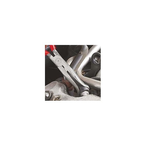 KNIPEX Mechanikerzange L.200mm Form 9 45Grad gew.Ku.-Überzug KNIPEX