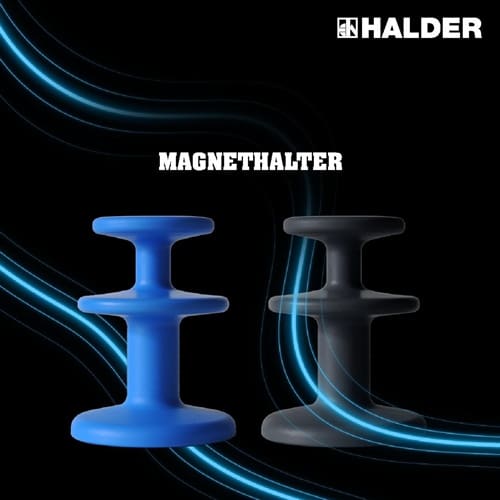 HALDER Magnethalter D.65mm schwarz HALDER