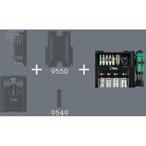 WERA Bitsortiment Tool-Check Modular 1 21-tlg.WERA
