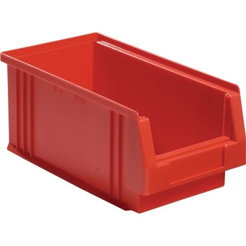 LA-KA-PE Sichtlagerkasten PLK L290xB150xH125mm PP rot LA-KA-PE