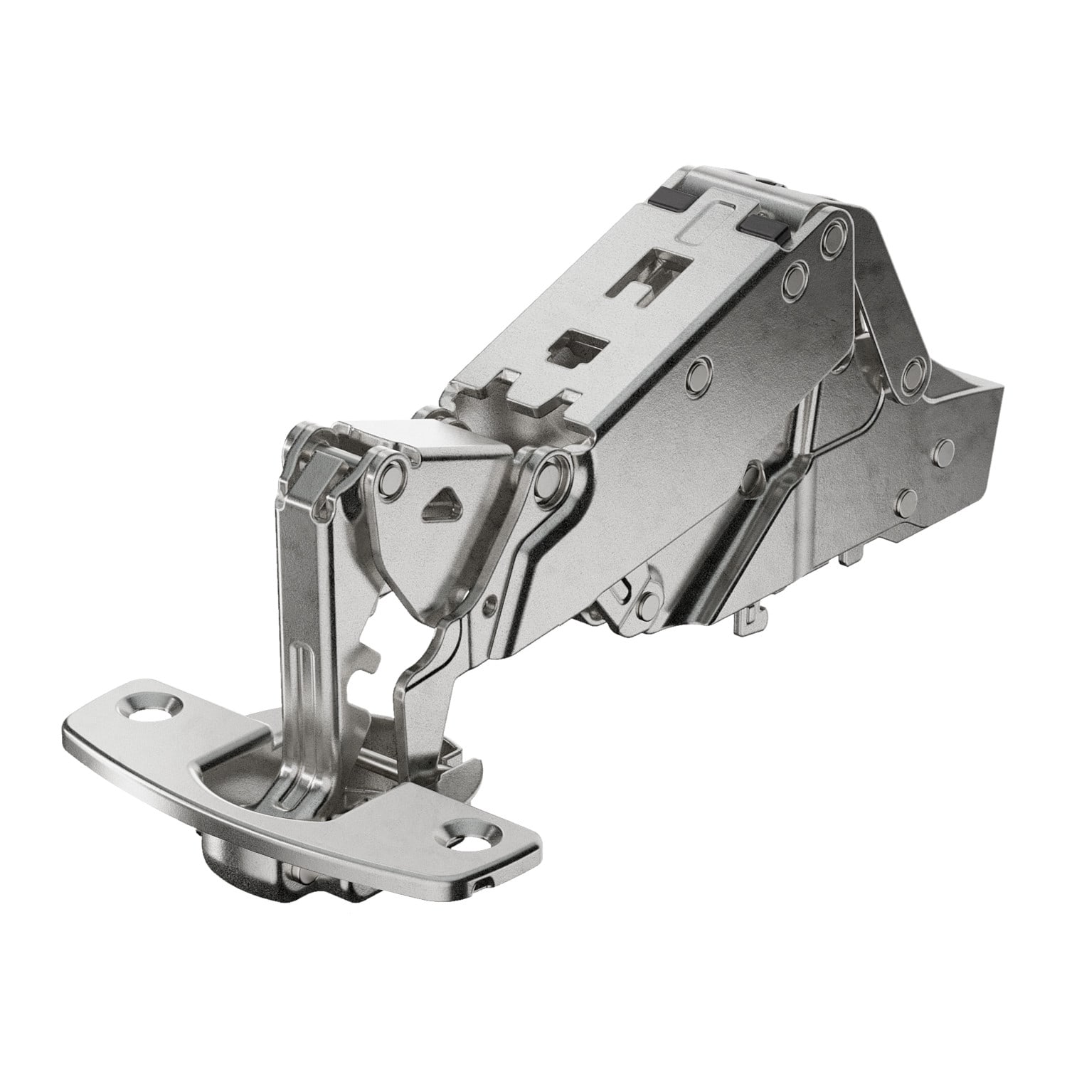 HETTICH Sensys Weitwinkelscharnier, mit Null-Einsprung, mit integrierter Dämpfung (Sensys 8657i), vernickelt, 9099550
