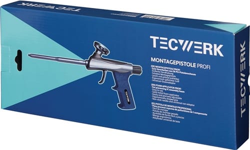 TECWERK 1K-Montagepistole Profi Metall f.1K-PU-Pistolenschäume TECWERK