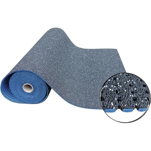 WADO MAROTECH Sicherheits-Bodenbelagsmatte BLACK-CAT Permagrip -BCG- B.0,6m L.1m D.8mm blau