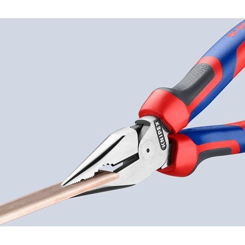 KNIPEX Spitzkombizange L.185mm pol.Comfort-Griff schwarz atram.KNIPEX