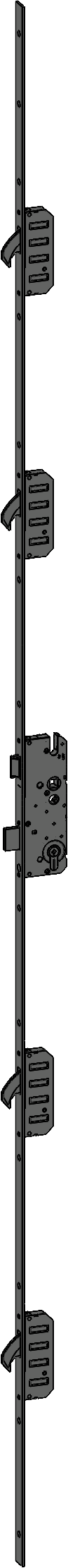 WINKHAUS Mehrfachverriegelung STV F2460 M4, 10/92, Falle Standard, Stahl