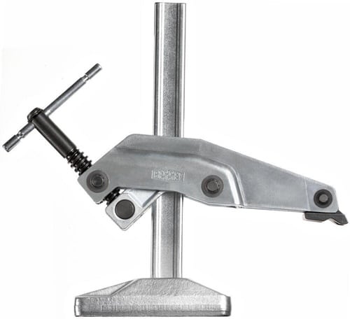 BESSEY Greifarmspanner Spann-H.200mm A.123 -140mm Schienenquerschnitt 28x11mm BESSEY