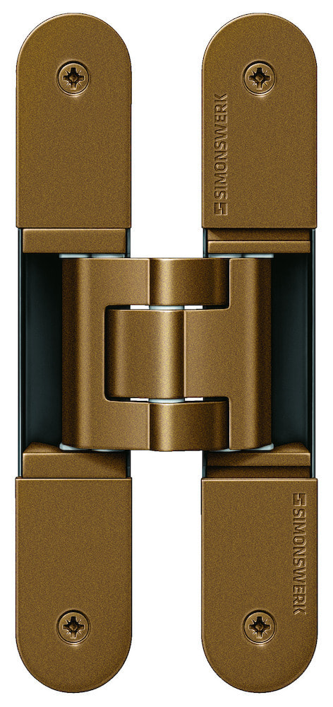 SIMONSWERK Verdecktliegendes Türband TECTUS® TE 340 3D, bronzefarbig